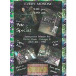 Chicago Studio Club 2011 poster for Open Mike Mondays Pete Special host
